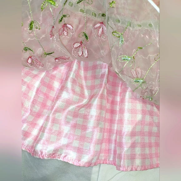 Sweet Heart Rose Layered Flare Floral Dress - Picture 4 of 9